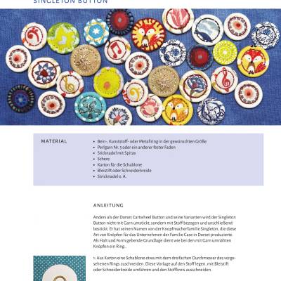 Dorset Buttons 5: Singleton Button (Anleitungsblatt)