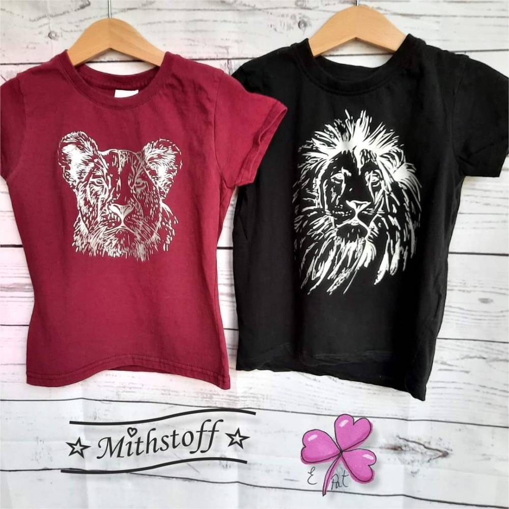 Bundle plotterdatei - Großkatzen - Löwin Löwe  - SVG - DXF - Datei - Mithstoff Bild 3