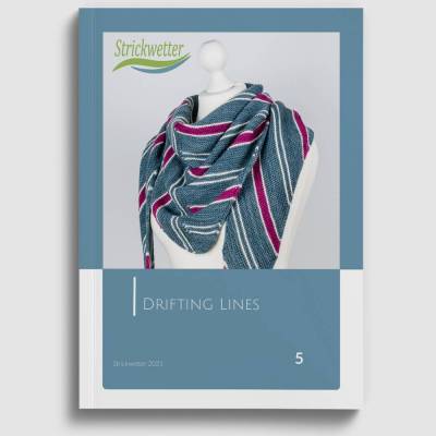 Strickanleitung Dreieckstuch Drifting Lines - gedruckte Anleitung