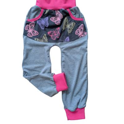 Baby Hose / Kinder Pumphose in den Gr. 50/56 bis 128 aus Jersey