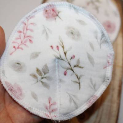 Wiederverwendbare Stilleinlagen aus Baumwolle, 3-lagig, Hütchenform, Stillpads, Zerowaste, waschbare Stillhelfer umweltf