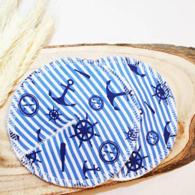 Wiederverwendbare Stilleinlagen aus Baumwolle und jersey Hütchenform, Stillpads Zerowaste, waschbare Stillhelfer umweltf