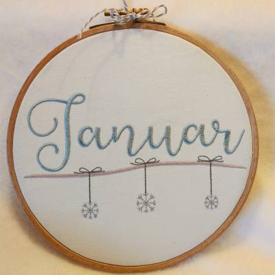 Januar Stickdatei NadelSprünge