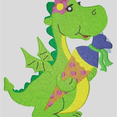 Drachen Paar Einschulung 10 x 10