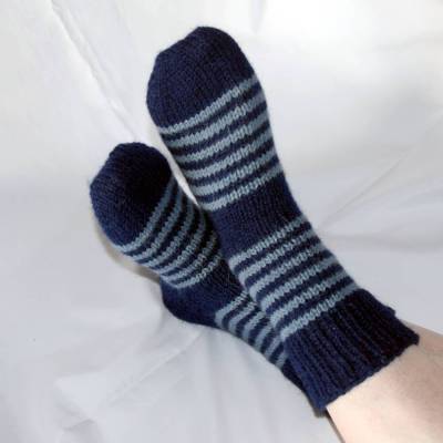 Dicke warme Kuschelsocken  Alpaka handgestrickt Haussocken Sofasocken 37/38