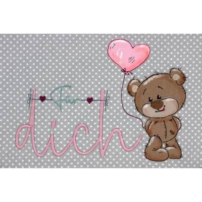 Für Dich "Bärchen" Set Schokoladenhülle ITH Stickdatei NadelSprünge