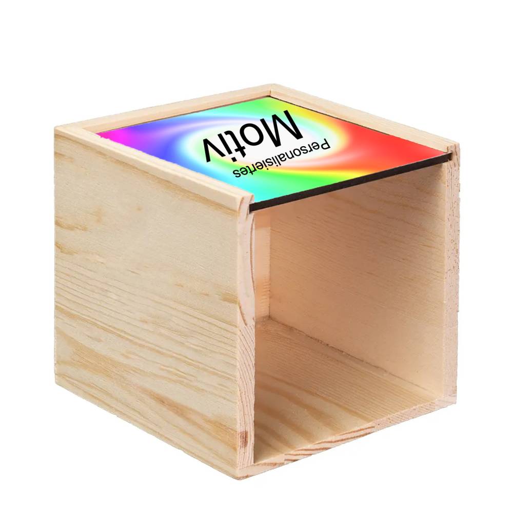 Fahrzeuge Holz Stiftebox personalisiert z. B. Name Schriftartwahl | 10x10x10cm | Stiftehalter | Schreibtischorganizer Bild 5
