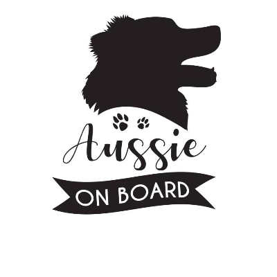 Aussie on Board Autoaufkleber