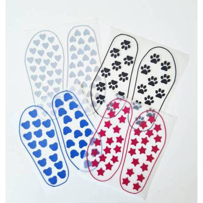 Stoppersocken selber machen Sockenstopp Bügelfolie bis Gr. 40 freie Motiv- und Farbauswahl