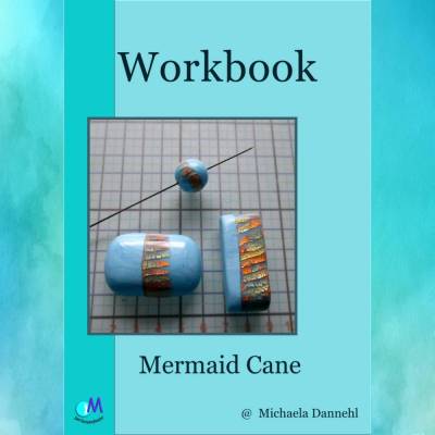 PDF Tutorial Mermaid Cane  auch für Anfänger Perlen-basteln mit Modelliermasse