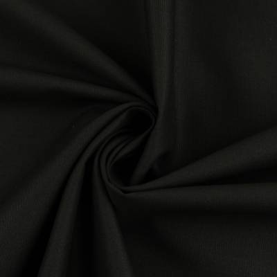 Baumwollstoff - Uni Schwarz