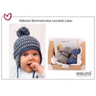 Häkelanleitung für die Babymütze "Leonie& Lukas" in 3 Größen (0-2 Jahre)