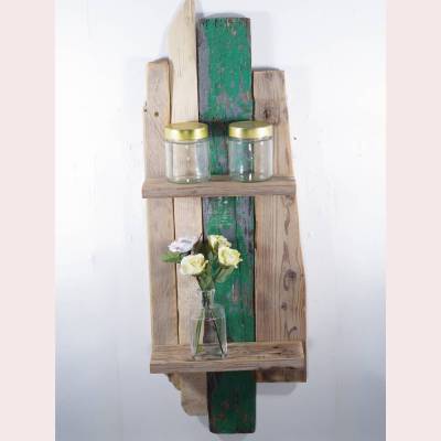 Regal aus Treibholz, individuell, zum Aufhängen, Regal fürs Badezimmer, Treibholzmöbel, Badregal, kleines Regal, Küchenr