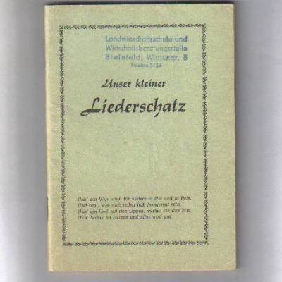 Unser kleiner Liederschatz - Liederbüchlein aus den 60er Jahren
