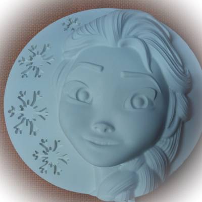Elsa  - 1 Figur 17cm aus hochwertigem Stuckgips zum selber Bemalen 