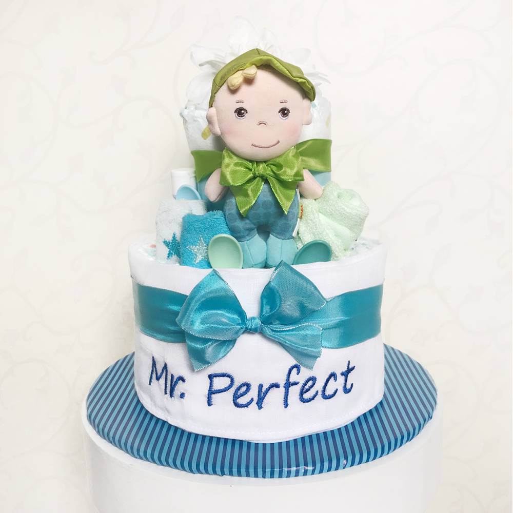 Windeltorte zur Geburt Mr. Perfect Bild 1