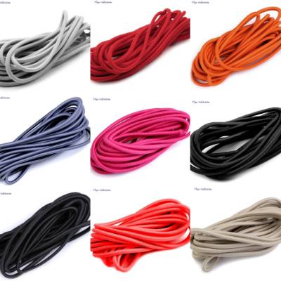 Gummikordel ∅3mm ,Gummiband, Rundgummi elastisch, viele Farben!