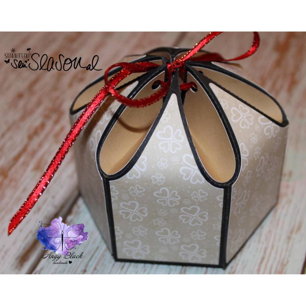 Plotterdatei Valentins-Bundle, Blüten-Geschenkbox, Verpackung Stiftehalter, Box zum Verschenken, Stift für Liebesbriefe Bild 6