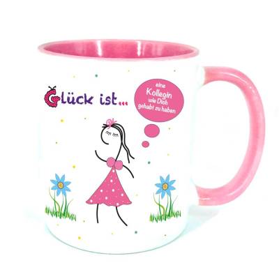 Personalisierte Kollegin Tasse als Abschiedsgeschenk – Rente, Babypause, Jobwechsel – viele Farben