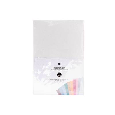 Moosgummiplatten Pastell-Mix Glitter
