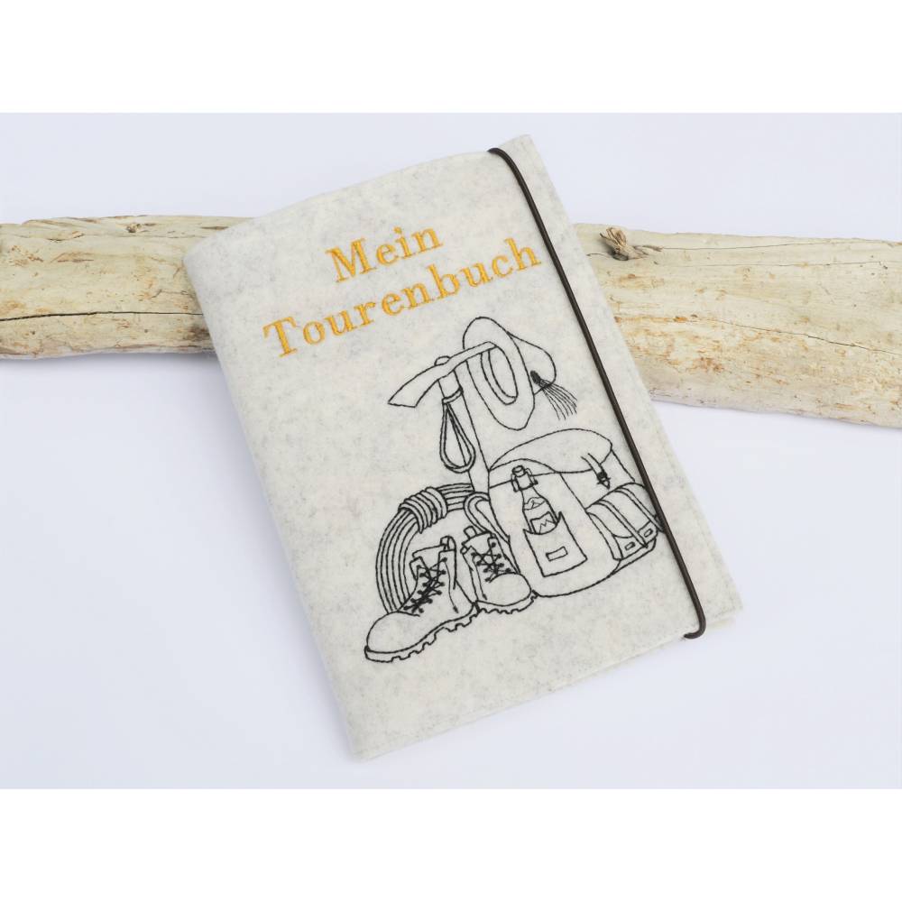 Stickdatei Rucksack Bergschuh Berge Wandern Bild 8