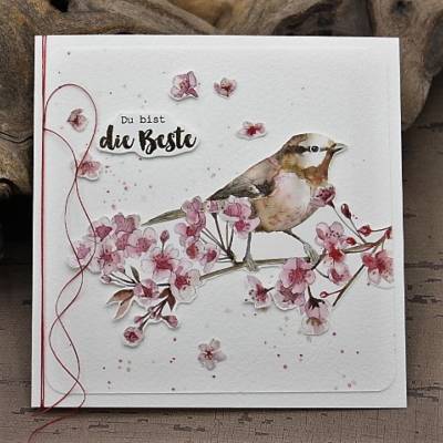 Muttertagskarte, Karte zum Muttertag, Danke - Mama