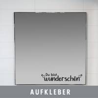 Wunderschön Sign Aufkleber