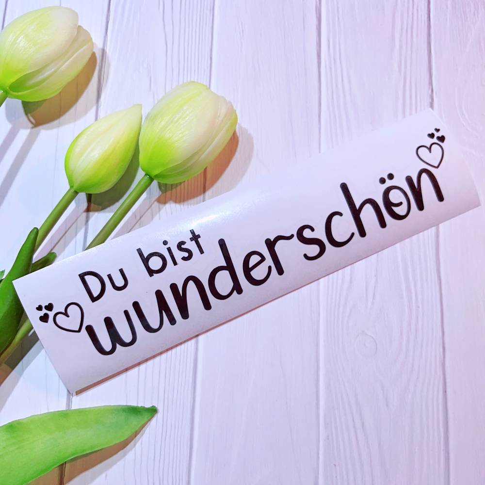 Wunderschön Sign Aufkleber
