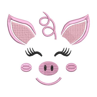 Stickdatei Schweinchen 10x10 13x18, 16x26  und 20x30  cm Rahmen