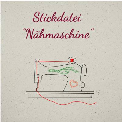 Stickdatei "Nähmaschine" FREEBIE