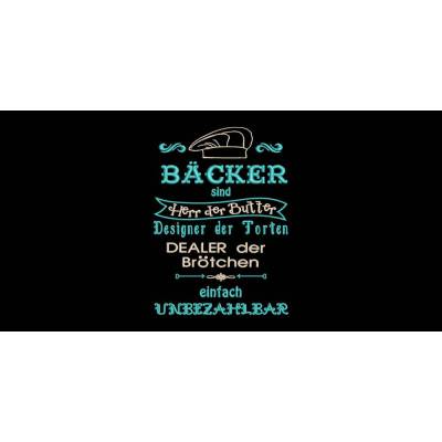Stickdatei Herr der Butter  13x18, 16x26  und 20x30  cm Rahmen