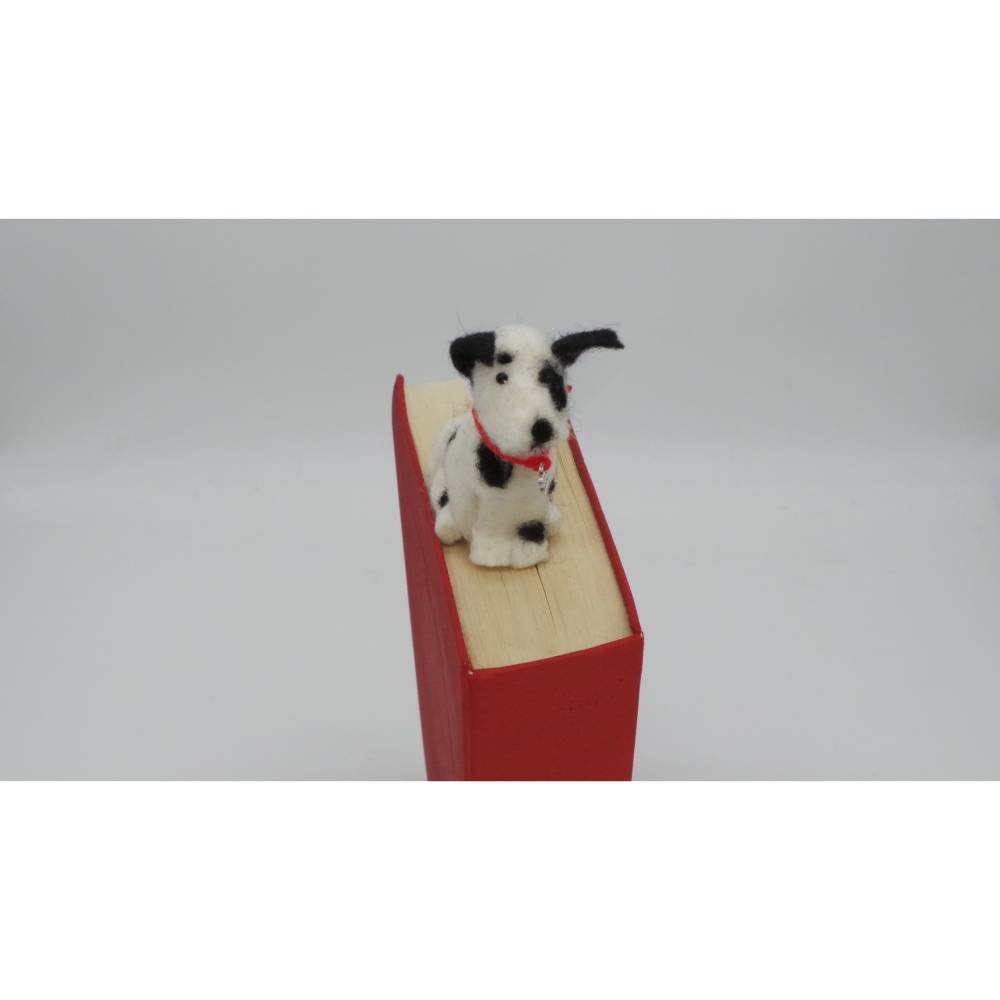 Lesezeichen Dalmatiner - bewacht das Buch der Besitzer, witziges Lesezeichen für Hundliebhaber, Buchband markieren Bild 5