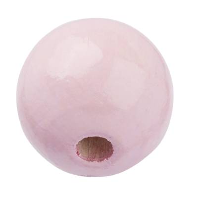 Sicherheits-Holzperle Rosa Größe 12 mm