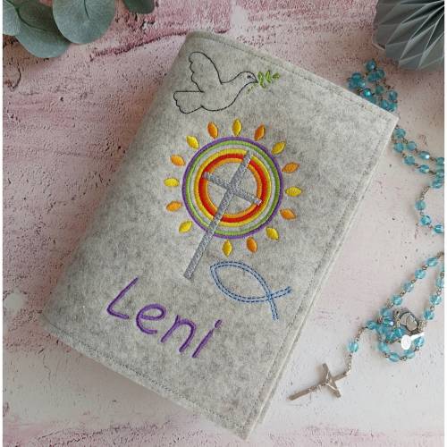 Gotteslobhülle/Gesangsbuchhülle aus Filz 