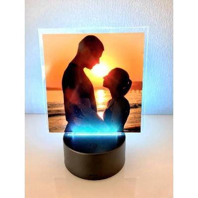 Fotodruck auf LED-Sockel mit ACRYL-Platten