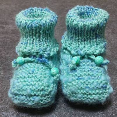 Babystrickschuhe, Zürdelsocken ab 5 Monate