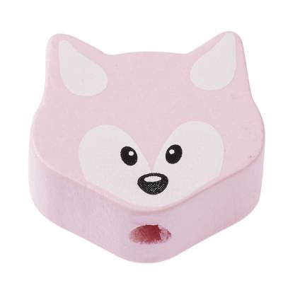 Holzperle-Fuchs Rosa