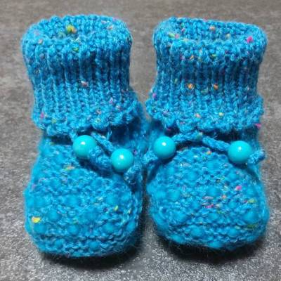 Babystrickschuhe, Zürdelsocken ab 5 Monate
