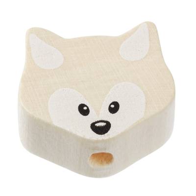 Holzperle-Fuchs Natur-Hell