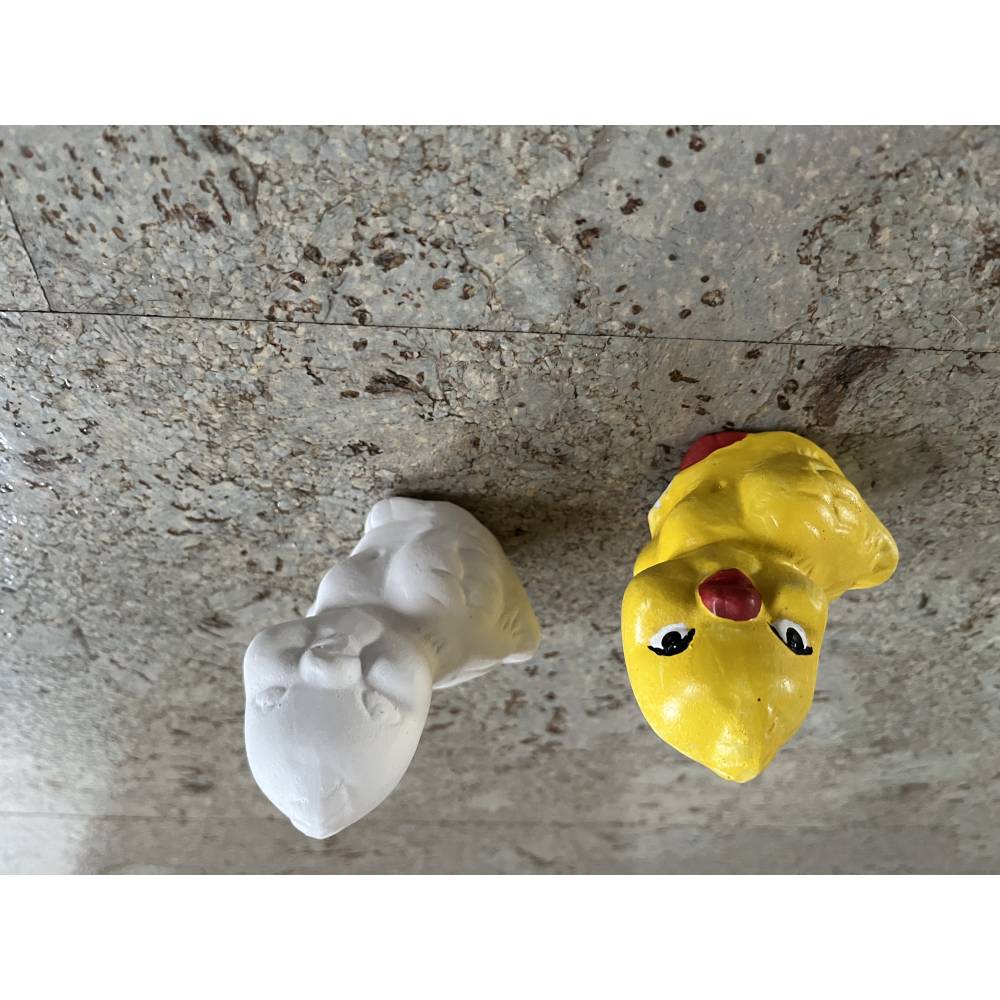 Großes Küken - 1 Figur aus hochwertigem Stuckgips, zum selber Malen