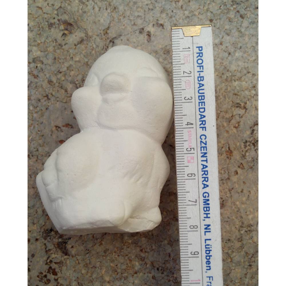 Großes Küken - 1 Figur aus hochwertigem Stuckgips, zum selber Malen