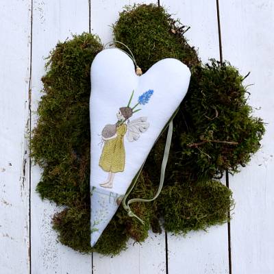 Stoffherz Elfe - Frühling - Ostern