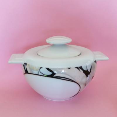 Mitterteich Bavaria Zuckerdose, eigenwilliges Design