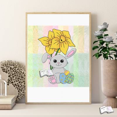 Digiset und Plotterdatei Osterhasi