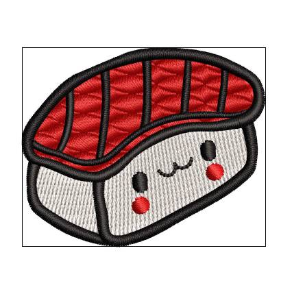Stickdatei Sushi-Set inkl. Sushi einzeln, ITH-Untersetzer, ITH-Stäbchenhülle Bild 7