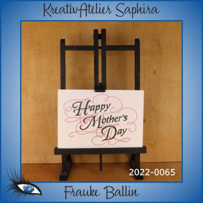 ►2022-0065◄ Karte B6 - MUTTERTAG "Happy Mothersday"