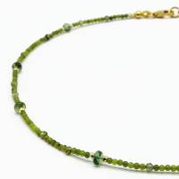 Edelstein-Kette, grüner Traum mit Peridot
