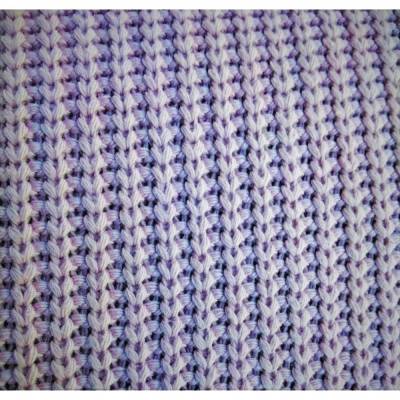 Strickstoff, Grobstrick, altrosa, 80% Baumwolle, 20%Polyester, 0,5 x 1,55m 