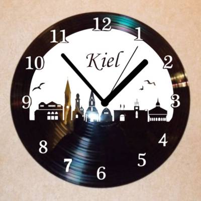 Kiel Wanduhr Schallplattenuhr Schallplatte Wanduhr Vinyl