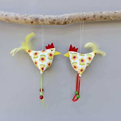 Huhn, Osterdeko, 1 St. Stoffhuhn